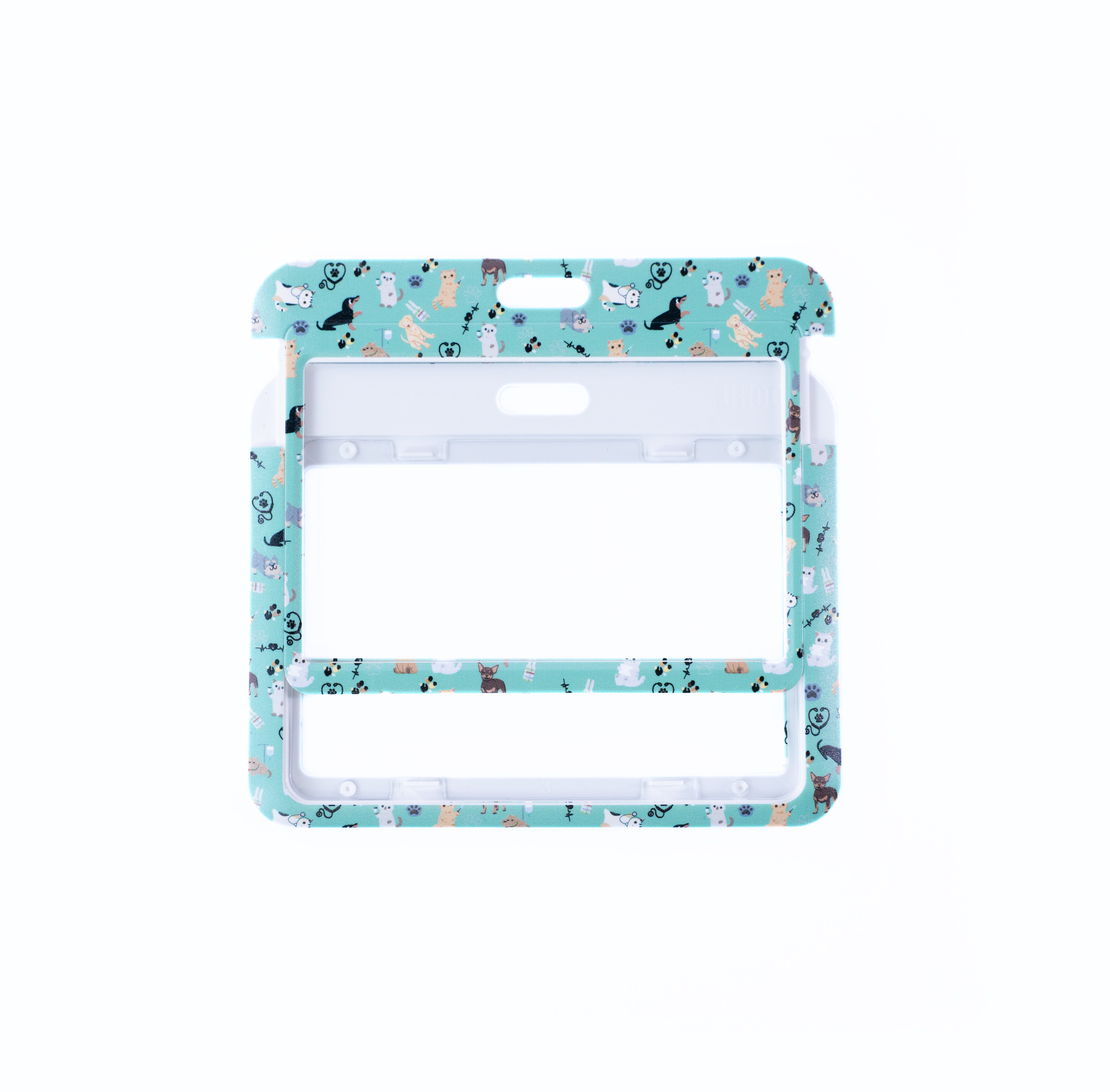 Badge Hülle - Animal lovers green