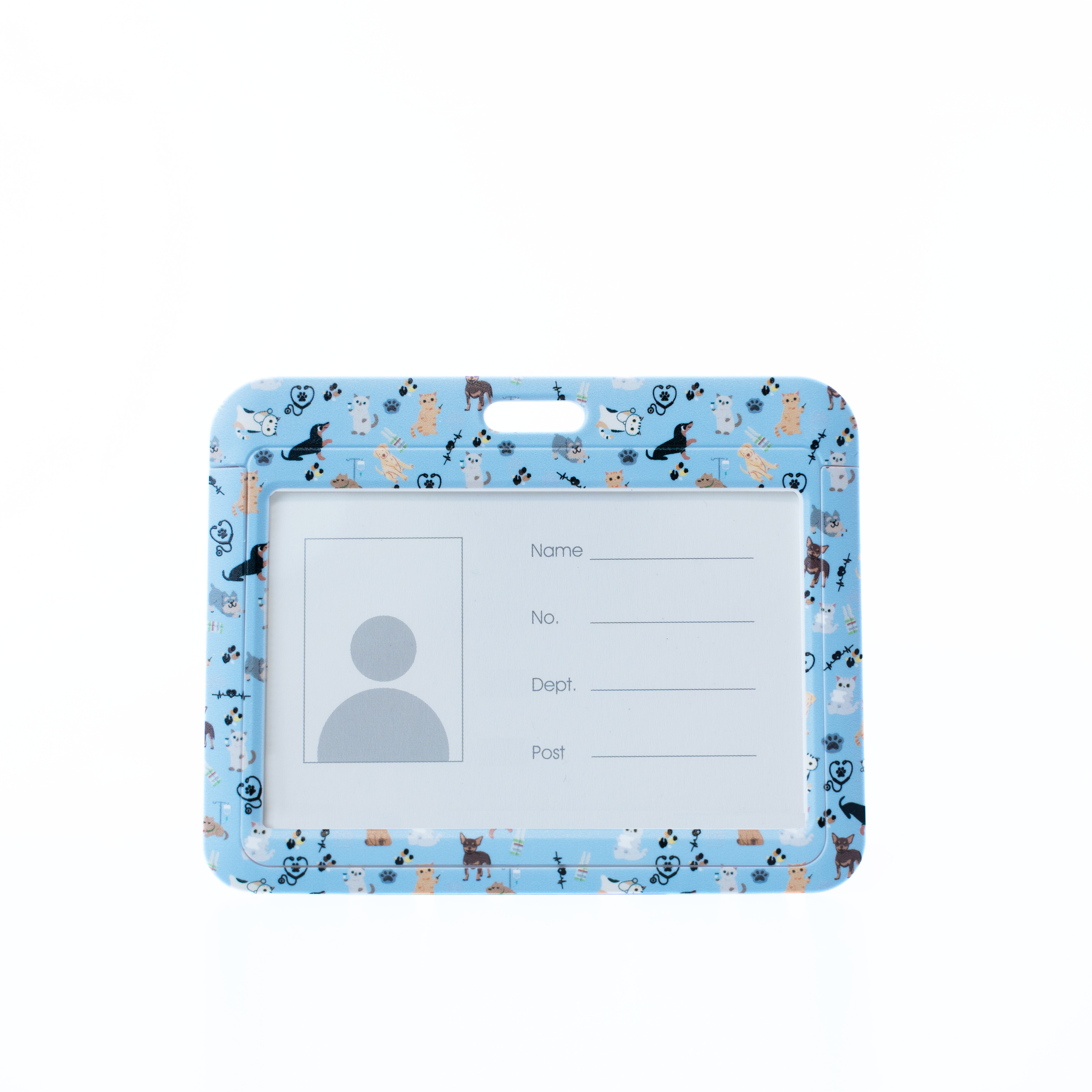 Badge Hülle - Animal lovers blue